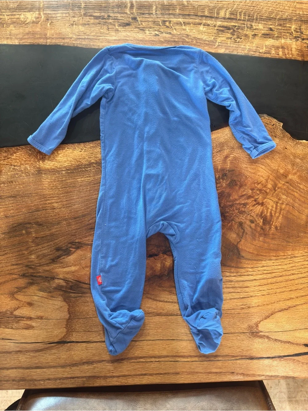 Blue Magnetic Me footie pajamas